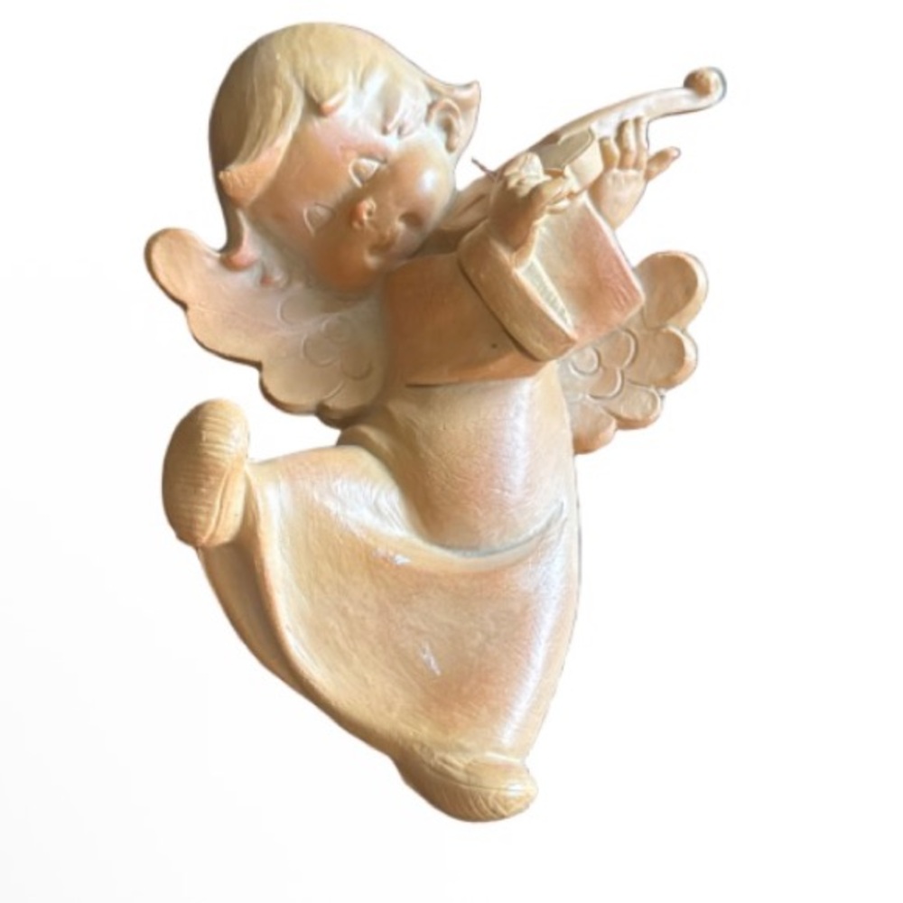 vintage italian Angel Wall Decor Figurine - Unbranded